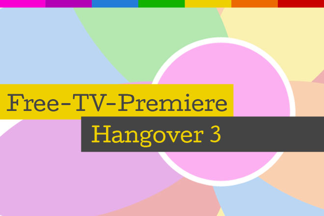 Die Free-TV-Premiere von "Hangover 3" läuft am 06.12.2015 um 20.15 Uhr bei ProSieben.