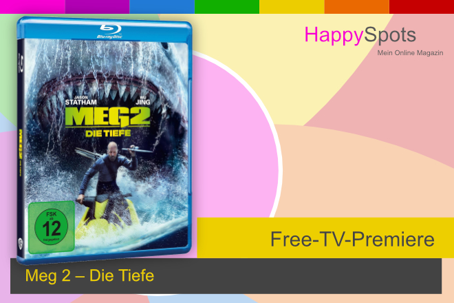 Die Free-TV-Premiere &bdquo;Meg 2 &ndash; Die Tiefe&ldquo; l&auml;uft heute, am 07.03.2026, um 20.15 Uhr bei RTL.