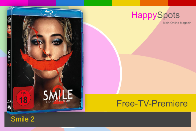 Die Free-TV-Premiere &bdquo;Smile 2&ldquo; l&auml;uft heute, am 28.08.2026, um 23.55 Uhr bei ProSieben.