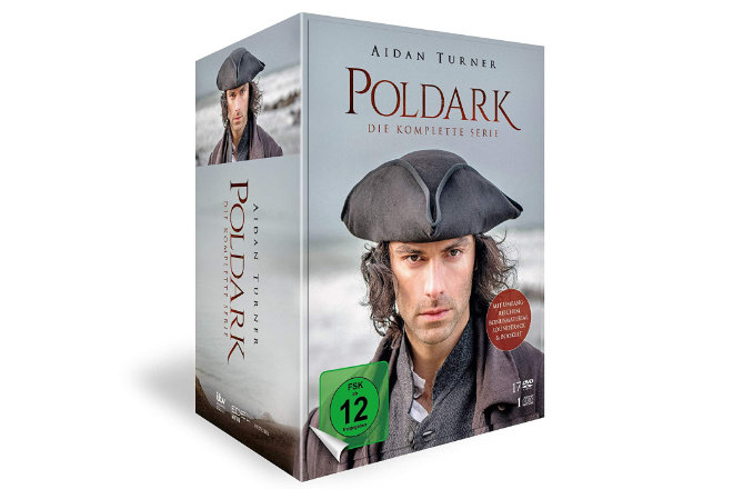Die BD-/DVD-Gesamtbox des englischen Historienepos "Poldark" ist ab 27.11.2020 erhältlich.
