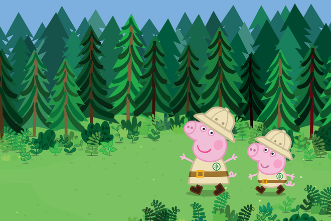 Peppa Wutz gibt Upcycling-Tipps für kleine Entdecker