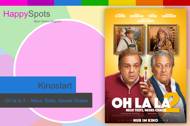 „Oh la la 2“ kann man ab 27.08.2026 in den deutschen Kinos sehen.