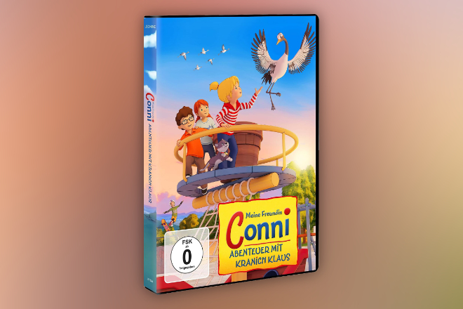 &bdquo;Meine Freundin Conni: Abenteuer mit Kranich Klaus&ldquo; erscheint am 02.10.2026 auf DVD und digital f&uuml;rs Heimkino.