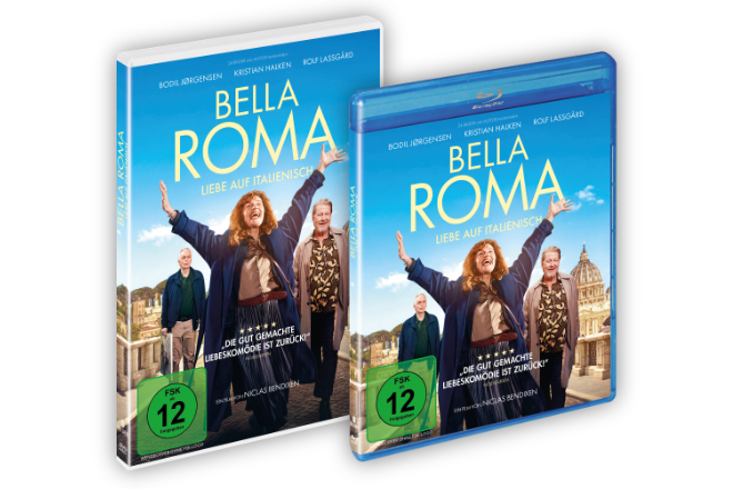 "Bella Roma - Liebe auf Italienisch" ist ab sofort digital und ab 31.10.2025 auf DVD und Blu-ray erhältlich.