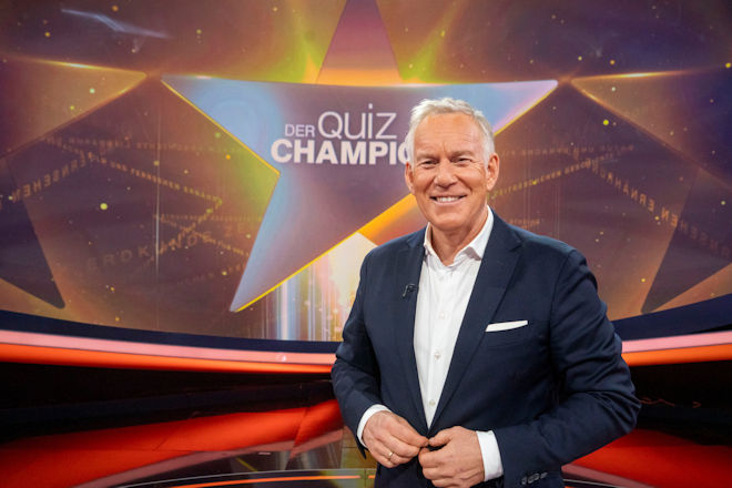 "Quiz-Champion" wird moderiert von Johannes B. Kerner.