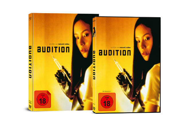 Der Horrorfilm "Audition" ist ab sofort auf DVD, als 2-Disc Limited Collector´s Edition im Mediabook mit Blu-ray und DVD sowie digital erhältlich.