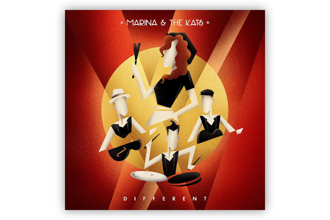 Gewinnen Sie passend zur Veröffentlichung am 25.06.2021 eines von 3 Indie-Swing-Alben "Different" von Marina & The Kats.