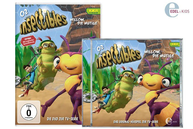 "Insectibles - Folge 2" ist ab 01.09.2017 als DVD und Original-Hörspiel im Handel erhältlich.