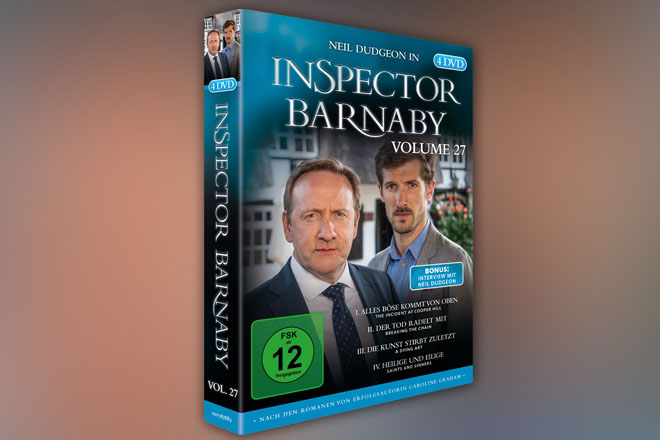 Edel:Motion veröffentlicht "Inspector Barnaby Vol. 27" mit vier neuen Fällen am 15. September 2017 auf DVD und Blu-Ray.