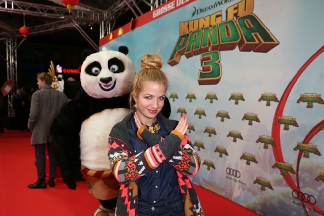 Kam auch zur Deutschland-Premere von "Kung Fu Panda 3" in Berlin: Susan Sideropoulos