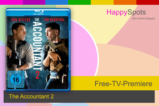 Die Free-TV-Premiere &bdquo;The Accountant 2&ldquo; l&auml;uft heute, am 16.08.2026, um 20.15 Uhr auf ProSieben.