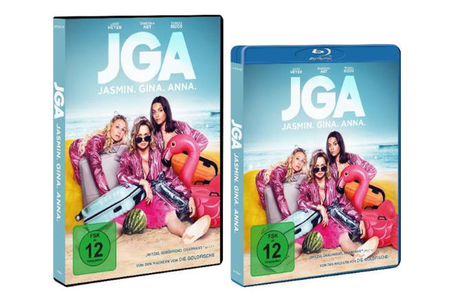 Die Komödie "JGA: Jasmin. Gina. Anna." ist ab 05.08.2022 als DVD, Blu-ray und digital erhältlich.