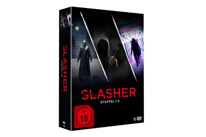 Die Komplettbox der Anthologie-Horror-Serie "Slasher" ist ab 16.10.2020 auf DVD und Blu-ray erhältlich.