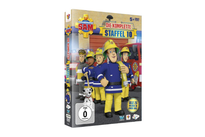 Die komplette 10. Staffel "Feuerwehrmann Sam" ist ab 20.11.2020 als DVD-Box erhältlich.