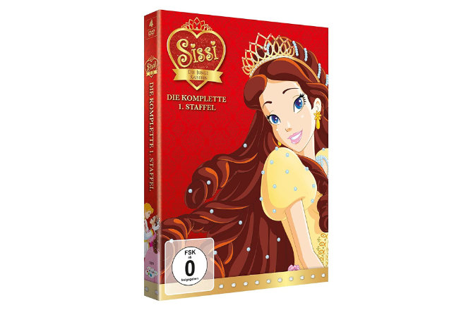 Die komplette erste Staffel der italienischen Zeichentrickserie  "Sissi - Die junge Kaiserin" ab 06.08.2021 auf DVD erhältlich.