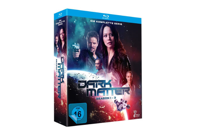 Ab 20.08.2021 ist die Komplettedition "Dark Matter" mit den Staffeln 1-3 auf DVD und Blu-ray erhältlich.