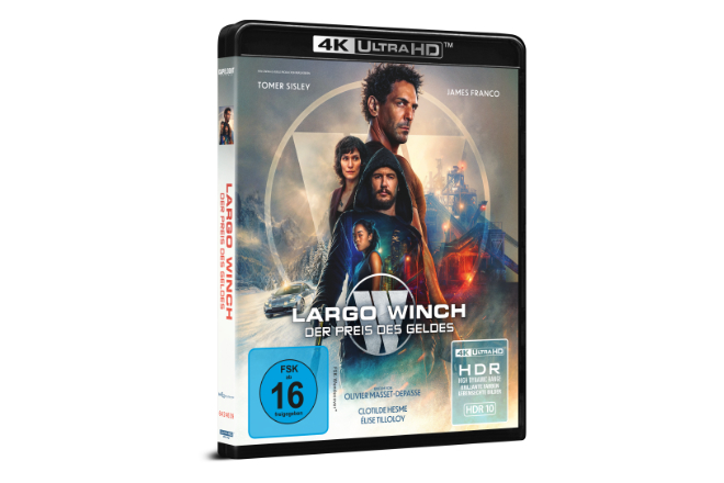 "Largo Winch: Der Preis des Geldes" ist ab 20.02.2025 als Blu-ray, als DVD und als 4K Ultra HD und ab sofort digital erhältlich.