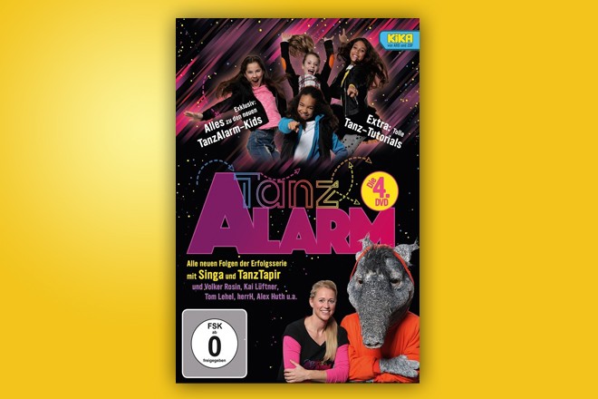 "KiKA Tanzalarm! - Die 4. DVD" ist überall im Handel erhältlich.