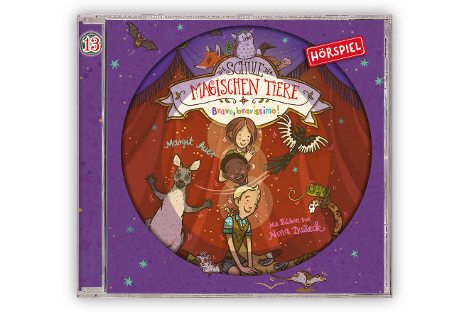 Am 04.11.2022 veröffentlicht Universal Music Family Entertainment / Karussell das Hörspiel "Folge 13: Bravo, bravissimo" aus der Reihe "Die Schule der magischen Tiere".