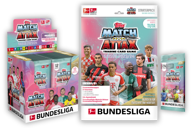 Zur Vorstellung der Bundesliga Match Attax 2023/24 von Topps verlosen wir jetzt ein Bundesliga Match Attax 2023/24 Bundle!