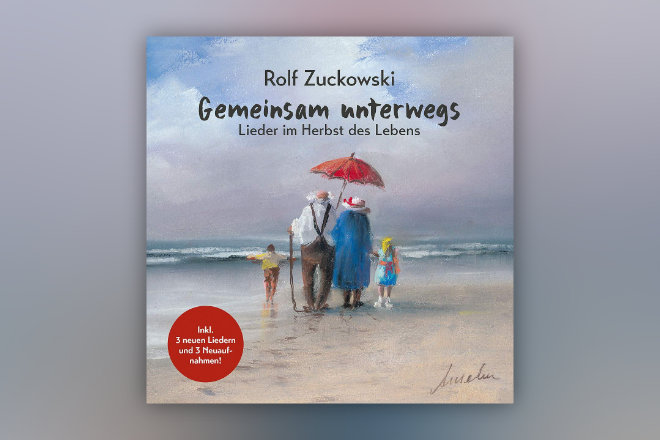 Das Album "Gemeinsam unterwegs - Lieder im Herbst des Lebens" von Rolf Zuckowski ab sofort erhältlich.
