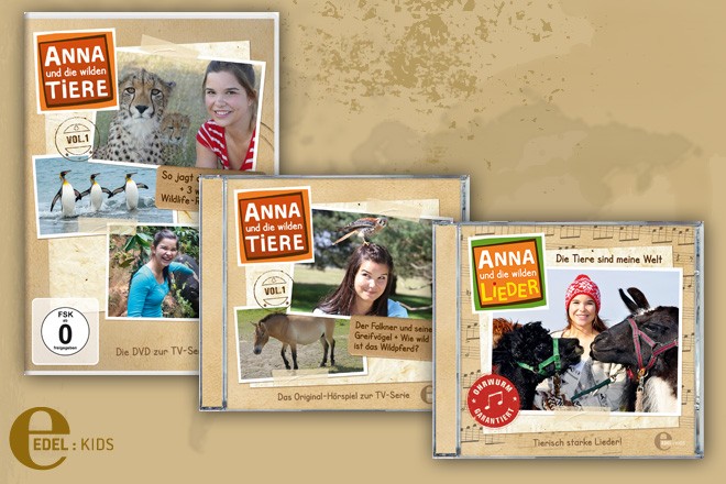 Passend zur Veröffentlichung des Original-Hörspiels, der DVD und des Albums zu „Anna und die wilden Tiere“ verlosen wir in Kooperation mit Edel:Kids 3 Fanpakete.