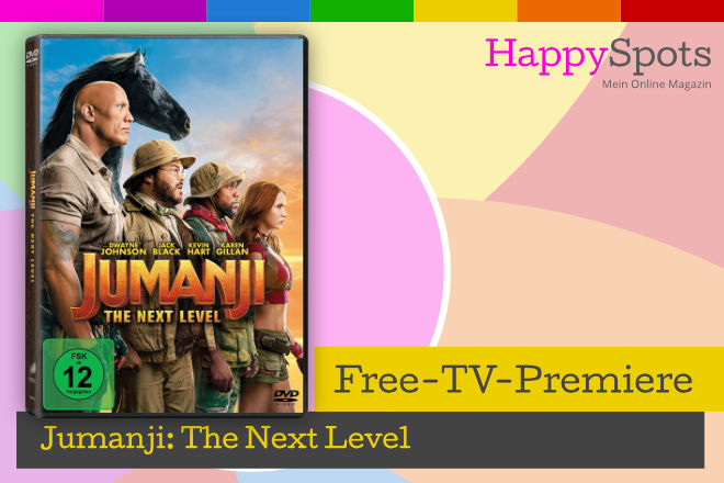 Die Free-TV-Premiere des Abenteuerfilms "Jumanji: The Next Level" läuft heute, am 12.03.2022, um 20.15 Uhr in SAT.1.