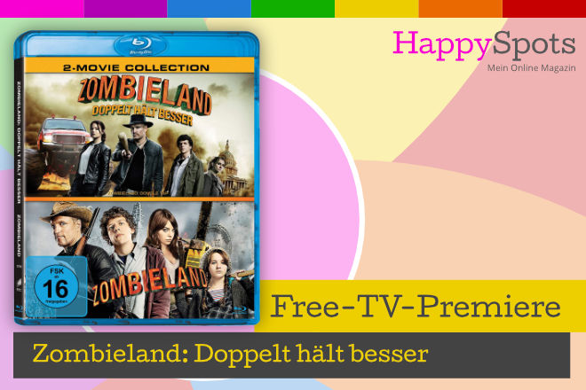 Die Free-TV-Premiere "Zombieland: Doppelt hält besser" läuft heute, am 22.05.2022, um 22.10 Uhr auf ProSieben.