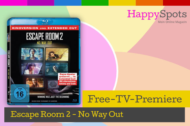 Die Free-TV-Premier edes Thrillers "Escape Room 2 - No Way Out" läuft am 16.07.2023 um 20.15 Uhr bei ProSieben.