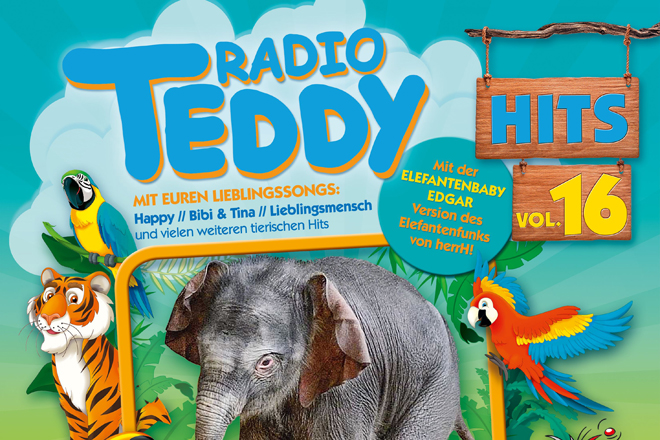 Charts-Hits treffen Kinderlieder-Klassiker: CD "Radio TEDDY Volume 16" täglich zu gewinnen!