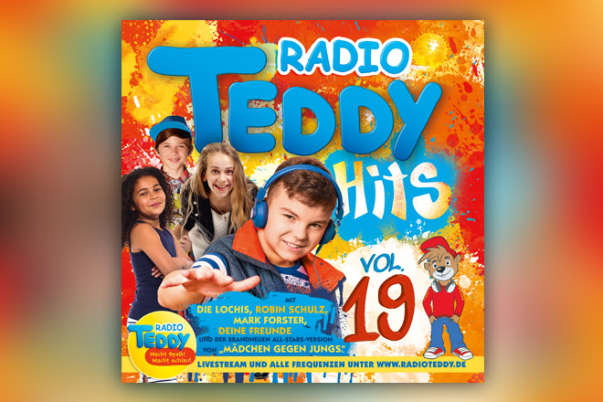 Radio TEDDY Hits Vol. 19 ist ab dem 5. Oktober 2018 überall im Handel auf CD und auch als Download erhältlich.