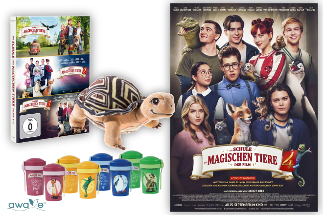 Am 25.09.2025 startet „Die Schule der magischen Tiere 4“ in den Kinos! Wir haben passend dazu auch ein Gewinnspiel.