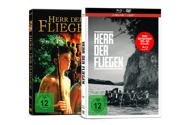 Die DVD und 3-Disc Limited Collector´s Edition der Romanverfilmung "Herr der Fliegen" erscheinen am 18.06.2021.