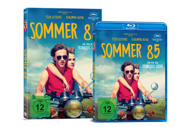 Die Romanze "Sommer 85" ist ab 12.11.2021 auf DVD und Blu-ray sowie ab sofort digital erhältlich.