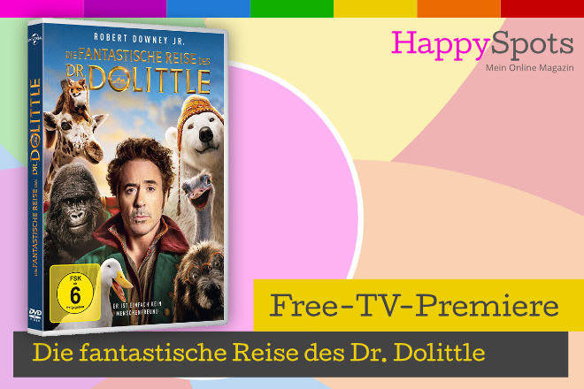 Die Free-TV-Premiere "Die fantastische Reise des Dr. Dolittle" läuft heute, am 10.04.2022, um 20.15 Uhr bei RTL.