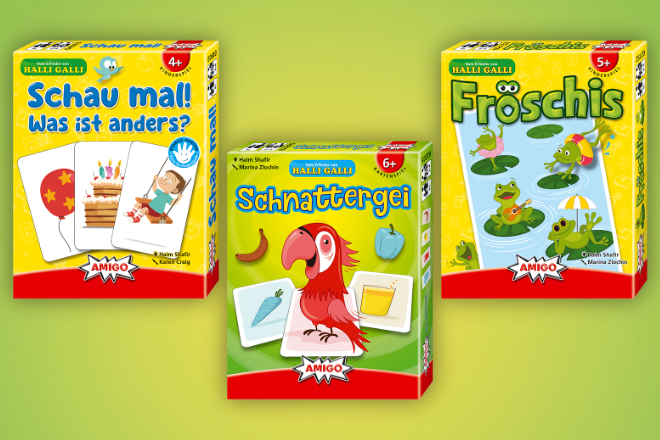 Gewinne bei unserem Ostergewinnspiel eines von 2 AMIGO Spiele-Bundles!