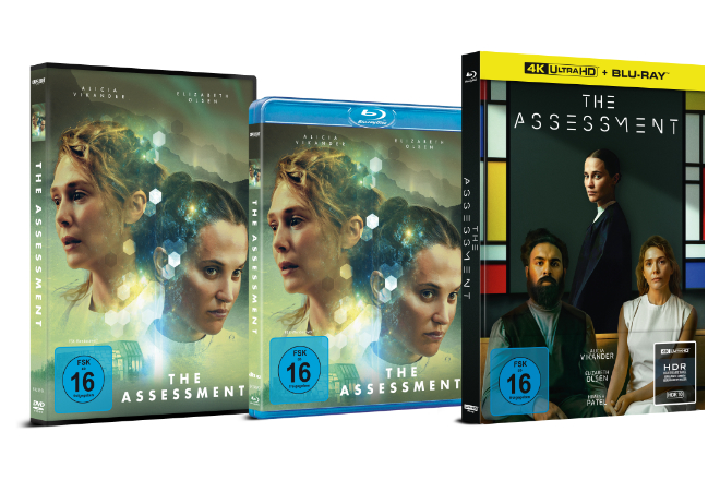 "The Assessment" ist ab sofort auf Blu-ray, als DVD, digital und ab 21. August 2025 als Limitiertes Mediabook mit 4K Ultra HD und Blu-ray erhältlich.