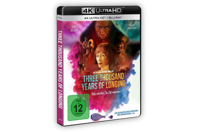 "Three Thousand Years of Longing" ist ab 09.12.2022 als DVD, Blu-ray, 4K UHD Blu-ray und digital erhältlich.