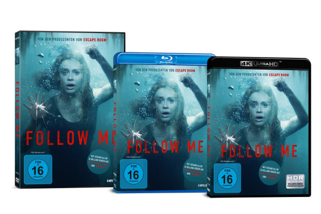 "Follow Me" ist ab 18.12.2020 als DVD, Blu-ray und 4K Ultra HD Blu-ray erhältlich. Ab 25.12.2020 ist der Film digital verfügbar.