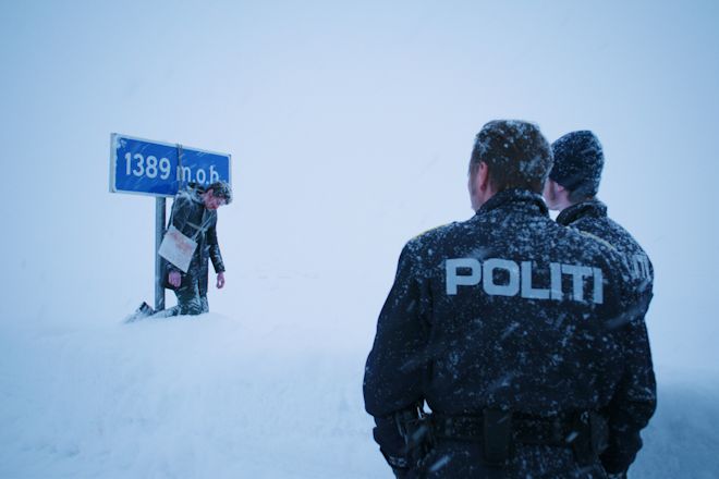 Klare Zeichen: Die Mafia sendet ihre Botschaften in der beschaulichen norwegischen Provinz ganz unverblümt. 
