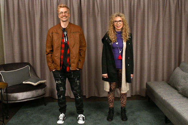 "Undercover Boss" bei BabyOne: Die Geschwister Jan Weischer und Anna Weber nach ihrer Verwandlung.