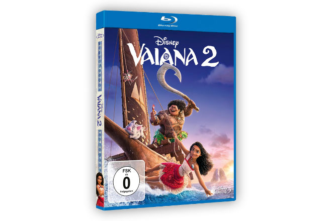 "VAIANA 2" erscheint heute, am 14. März 2025, als DVD, Blu-ray und im limitieren Blu-ray Steelbook. 