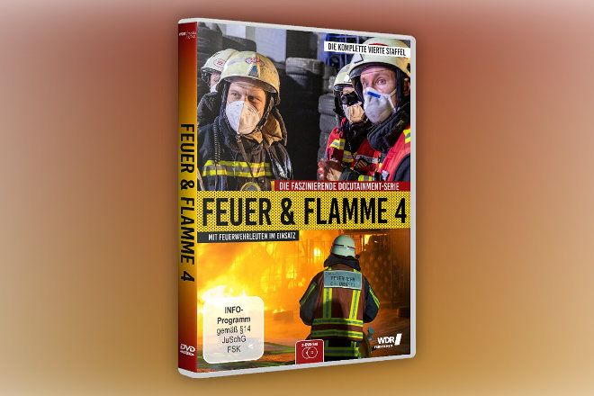 Die vierte Staffel der Docutainment-Serie "Feuer & Flamme" ist ab 30.07.2021 auf DVD, Blu-ray und digital erhältlich.