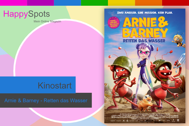 &bdquo;Arnie & Barney &ndash; Retten das Wasser&ldquo; l&auml;uft ab 03.09.2026 in den Kinos.