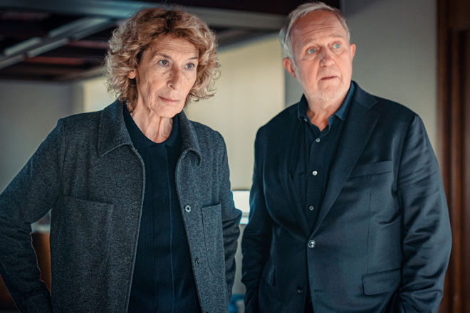 Wien-Tatort "Gegen die Zeit": Der vorletzte Fall f&uuml;r Moritz Eisner (Harald Krassnitzer, r.) und Bibi Fellner (Adele Neuhauser, l.).