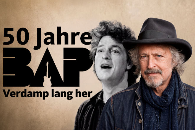 BAP feiert doppelt: Wolfgang Niedecken (Foto) wird 75 und vor 50 Jahren wurde BAP gegr&uuml;ndet.