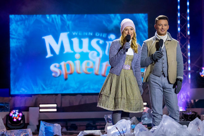 Stefanie Hertel und Marco Ventre pr&auml;sentieren "Wenn die Musi spielt - Winter Open Air 2026".
