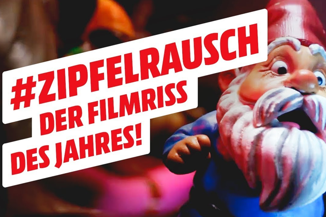 MediaMarkt feiert den #ZIPFELRAUSCH! Den Kurzfilm zum hollywoodreifen Filmriss sehen Sie auf zipfelrausch.de.