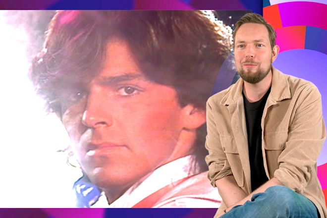 Comedian Bastian Bielendorfer (r) erinnert in "Legendär - Unsere Hits der 80er" an "Modern Talking" mit Sänger Thomas Anders.