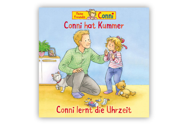 Die Doppelfolge "Conni hat Kummer / Conni lernt die Uhrzeit" wird am 19.02.2021 veröffentlicht und ist kleinen Zuhörern ab 3 Jahren empfohlen.
